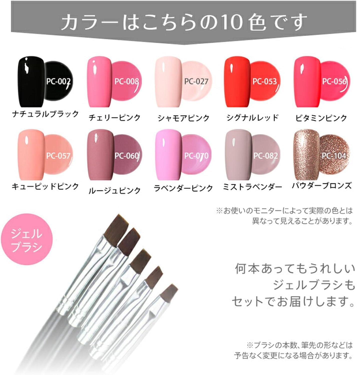 Amazon.co.jp: プチトル ジェルネイルキット 120点 スターターキット